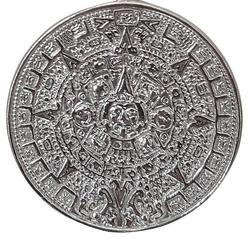 Aztec Mayan Sun Calendar Pendant